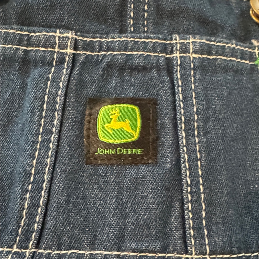 EUC! John Deere Kids Dark Blue Overalls, sz 4T - Picture 2 of 6
